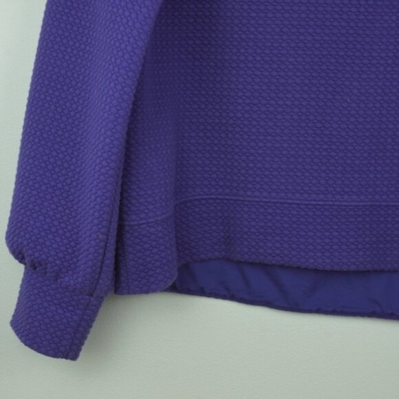 Calia Purple Quilted Turtleneck Pullover Sweatshirt Size Medium - Picture 3 of 10